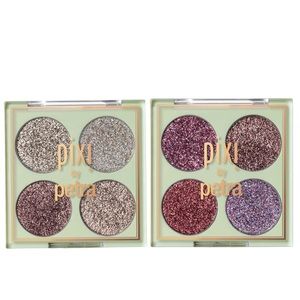Pixi by Petra Glitter-y Eye Quad Duo Eyeshadow Glitter Art Makeup  Summer Y2K